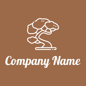 Bonsai logo on a Dark Tan background - Environmental & Green