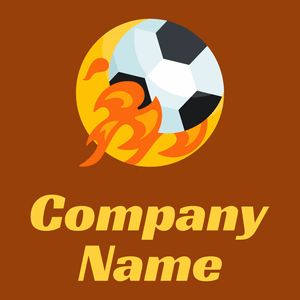 Fireball on a Rust background - Sports