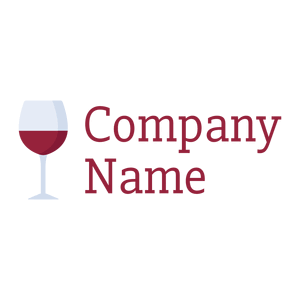 Wine glass logo on a White background - Agriculture