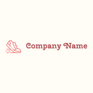 Shoes logo on a Floral White background - Sports