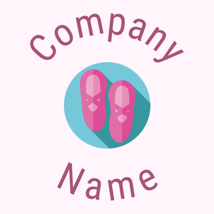 Pink Ballerina logo on a Lavender Blush background - Games & Recreation