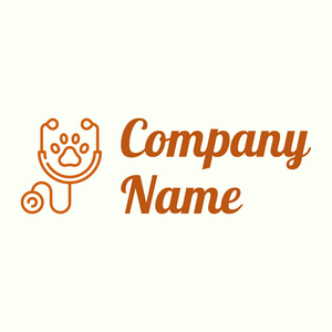 Stethoscope logo on a Ivory background - Animals & Pets