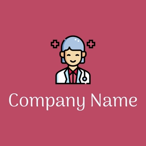 Doctor logo on a Blush background - Medical & Pharmaceutical