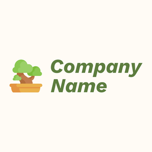 Bonsai logo on a Floral White background - Environmental & Green